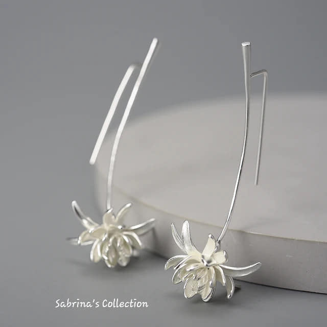 128 Sabrina`S Collection | 925 Silver Sterling Earrings