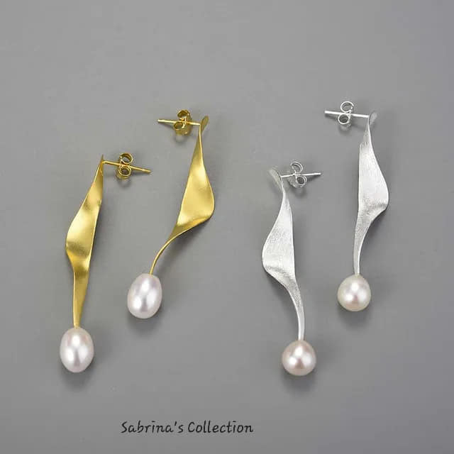 134 Sabrina`S Collection | 925 Silver Sterling Earrings