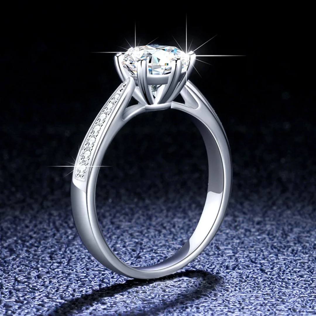 Sabrina`s Collection | 1ct  CARAT  Moissanite Diamond Ring