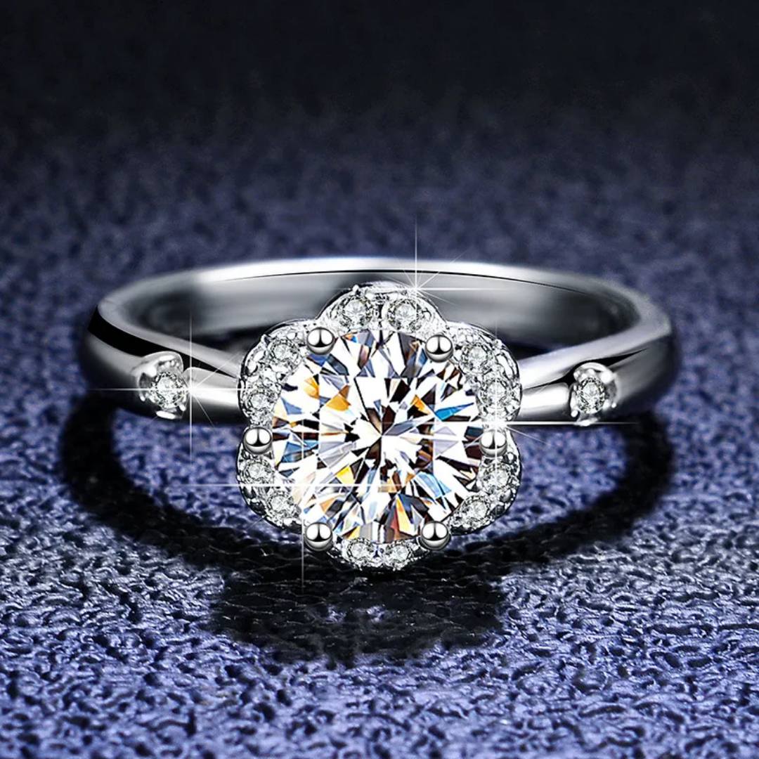 Sabrina`s Collection | 1ct Moissanite Diamond Ring