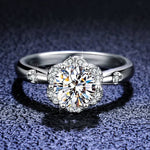 Sabrina`s Collection | 1ct Moissanite Diamond Ring