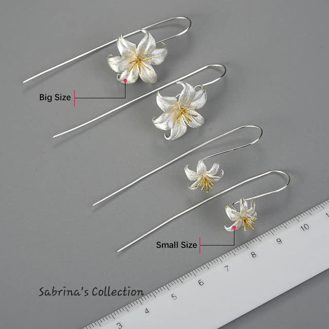 Sabrinas samling | Lily Flower øredobber