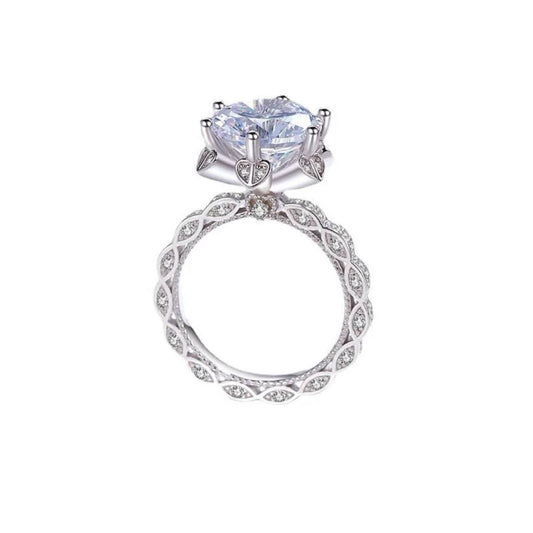 Sabrina`s Collection | 5ct Carat Moissanite Diamond Ring