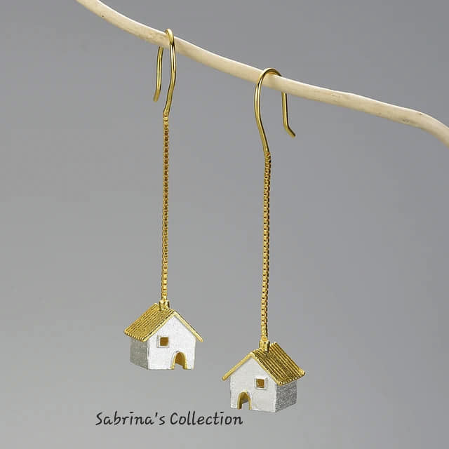 Sabrinas samling | Mini House Drop øredobber