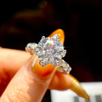 Sabrina`s Collection | 5ct Carat Moissanite Diamond Ring