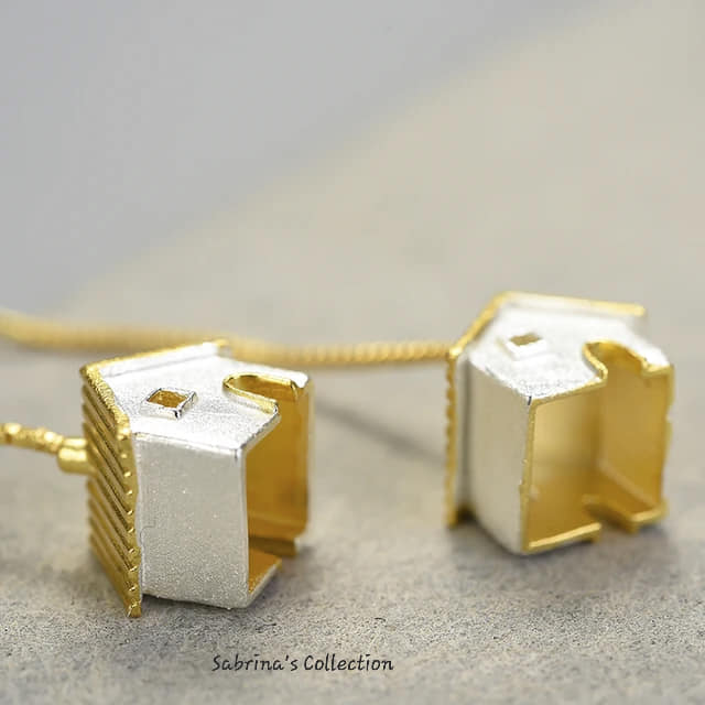 Sabrina`s Collection | Mini House Drop Earrings