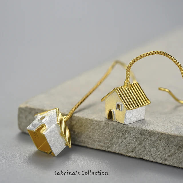 Sabrina`s Collection | Mini House Drop Earrings