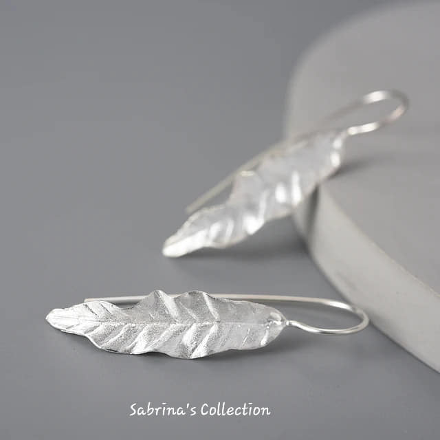 Sabrina`s Collection | Ash Leaves Earrings