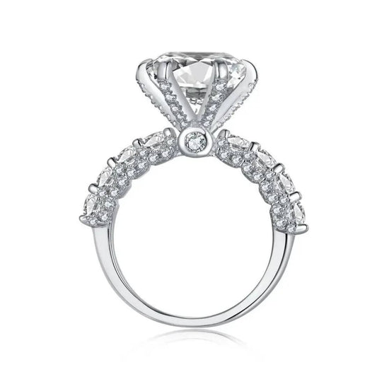 Sabrina`s Collection | 1ct Carat  Round Shape Moissanite Diamond Ring