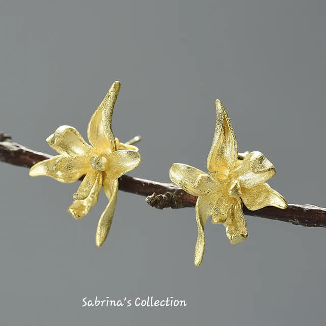 Sabrina`s Collection | Flower Stud  Earrings