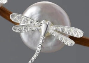 Sabrina`s Collection | 925 Silver Sterling Dragonfly Stud Earrings