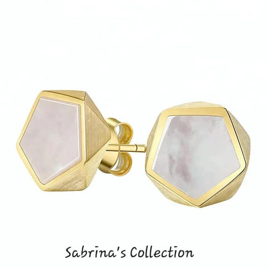 Sabrinas samling | 925 sølv Sterling geometriske øredobber