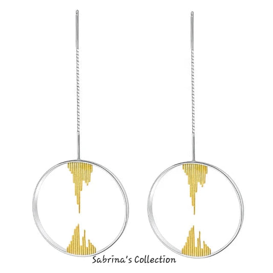 60 Sabrina`S Collection | 925 Silver Sterling Earrings