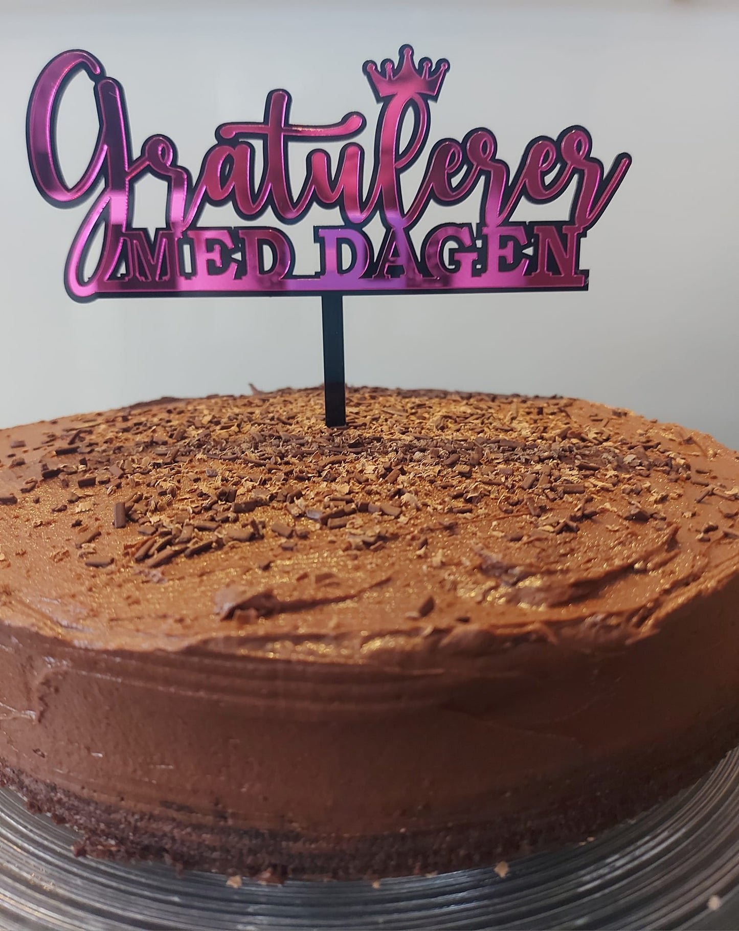 Acrylic Birthday cake topper 2 Layer