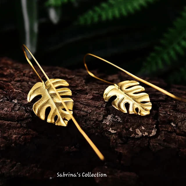 Sabrina`s Collection | Leaf Drop  Earrings