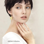 Sabrina`s Collection | Leaf Drop  Earrings