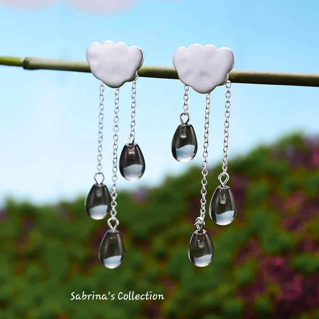 Sabrina`s Collection | Cloud Tassel  Earrings