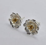 Sabrinas samling | 925 sølv Sterling Flower Stud øredobber