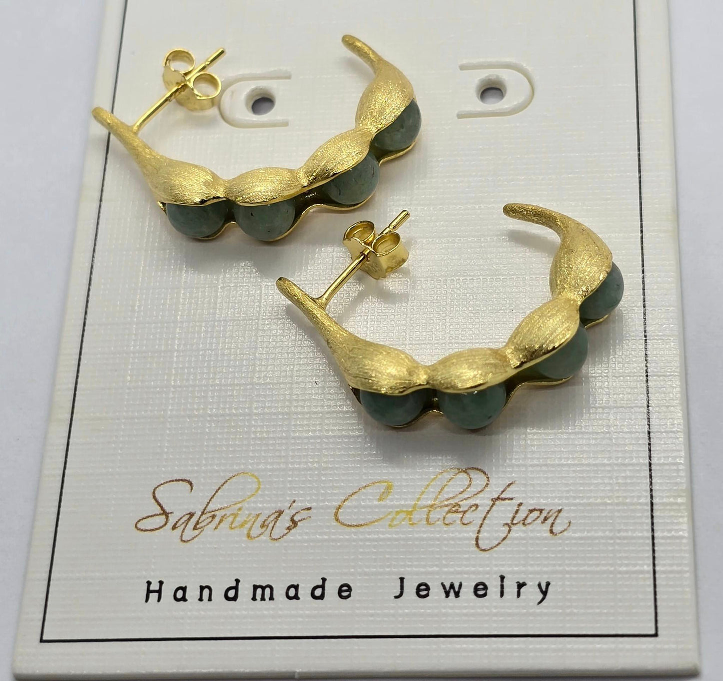 Sabrina`s Collection | Pea Pods  Earrings