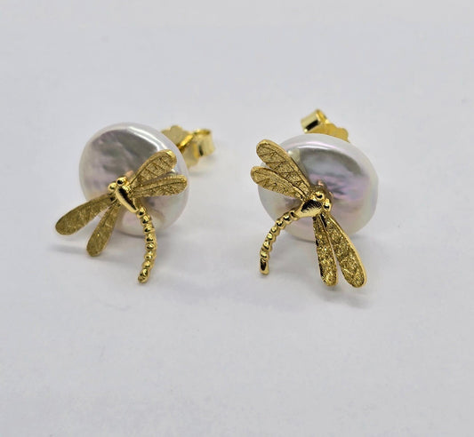 Sabrina`s Collection |  Dragonfly Stud Earrings