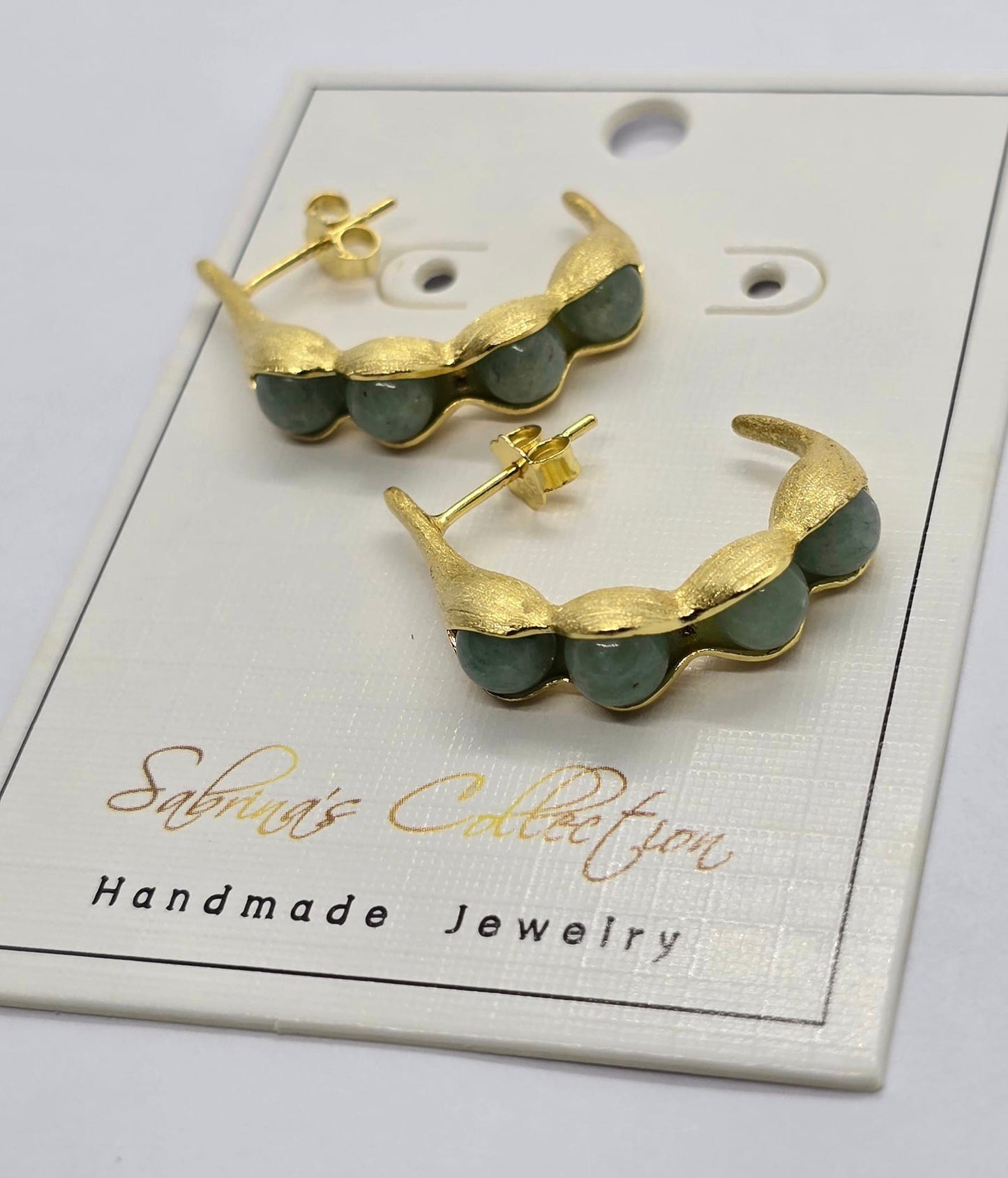 Sabrina`s Collection | Pea Pods  Earrings