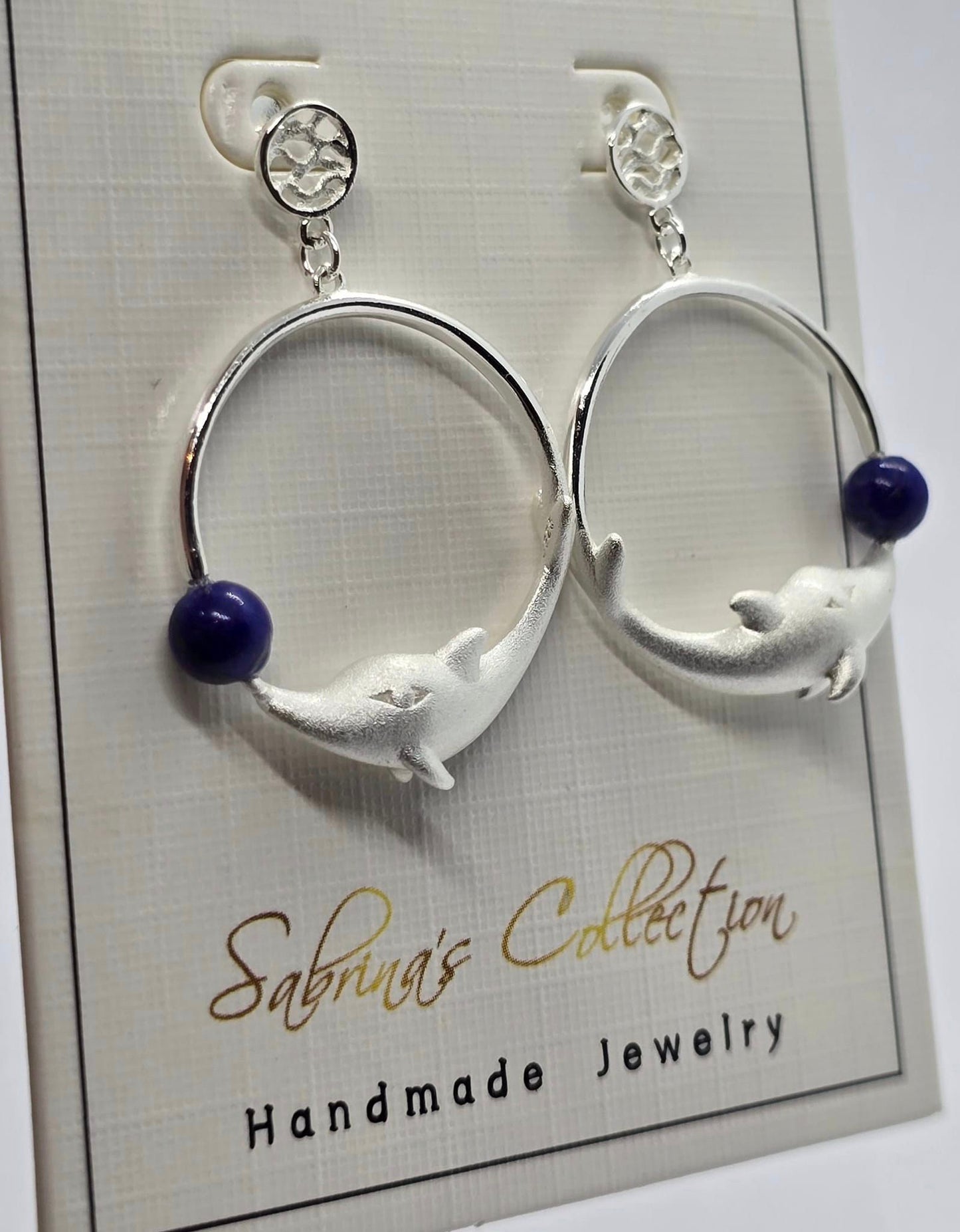 Sabrina`s Collection | Dolphin Drop  Earrings