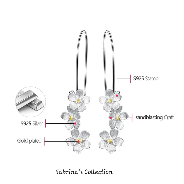 Sabrina`s Collection | Flower Drop Earrings