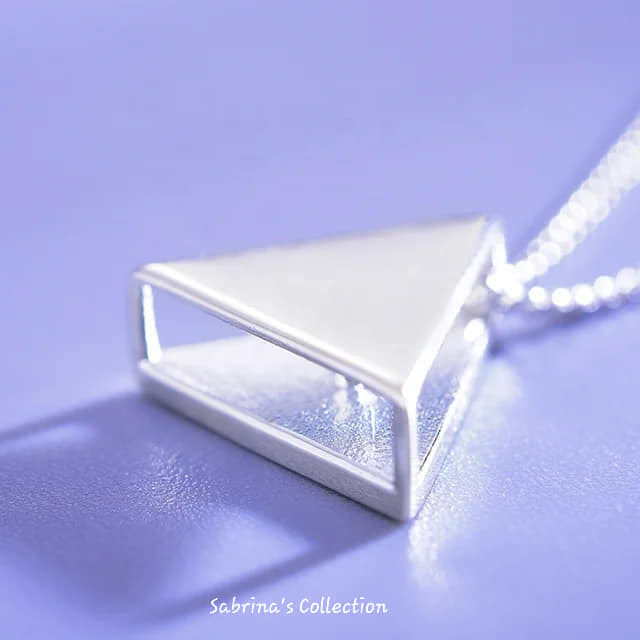 108 Sabrina`S Collection | 925 Silver Sterling Minimalism Style Necklace