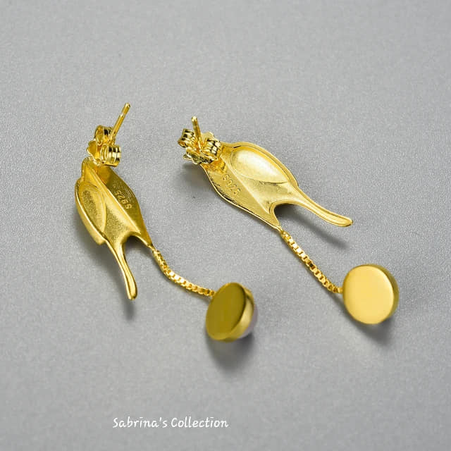 129 Sabrina`S Collection | 925 Silver Sterling Earrings