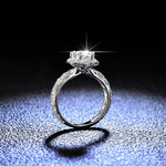 Sabrina`s Collection | GRA VVS 1ct Moissanite Diamond Ring