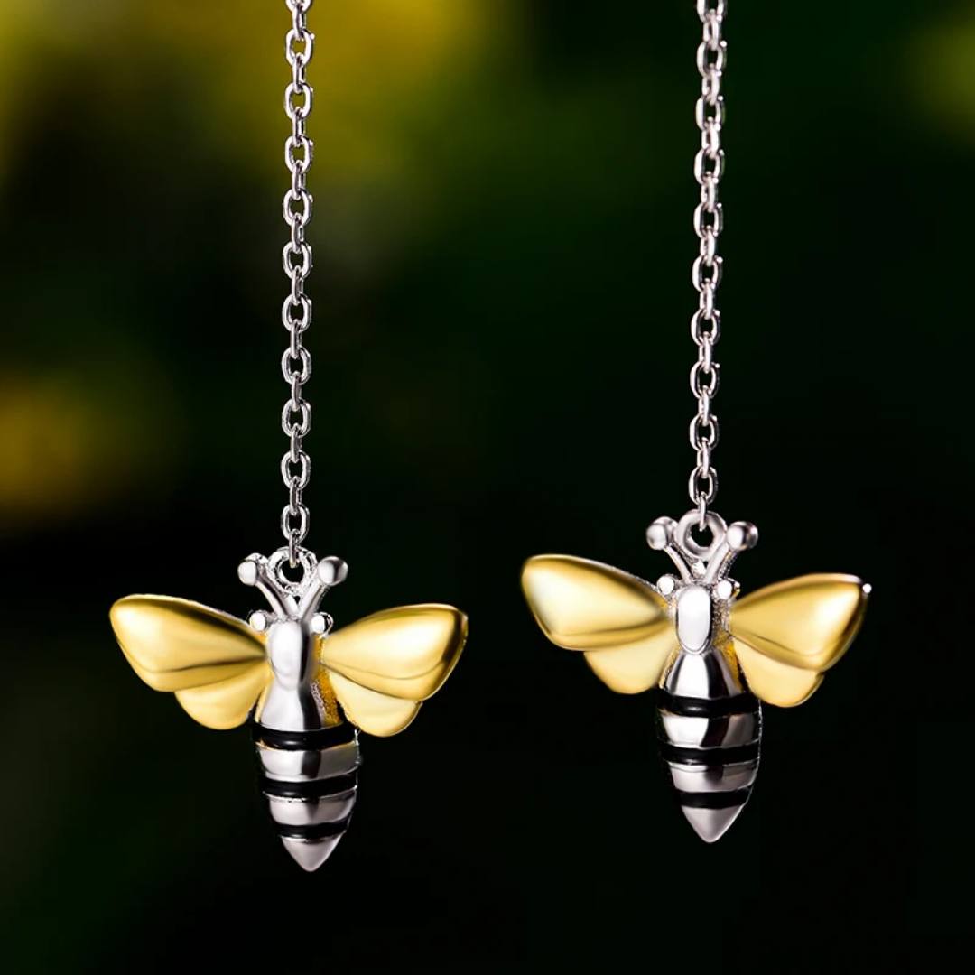 Sabrina`s Collection | Honey Bee Drop Earrings