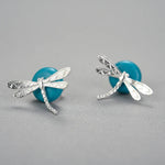 Sabrina`s  Collection | Dragonfly Stud Earrings