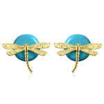 Sabrina`s  Collection | Dragonfly Stud Earrings