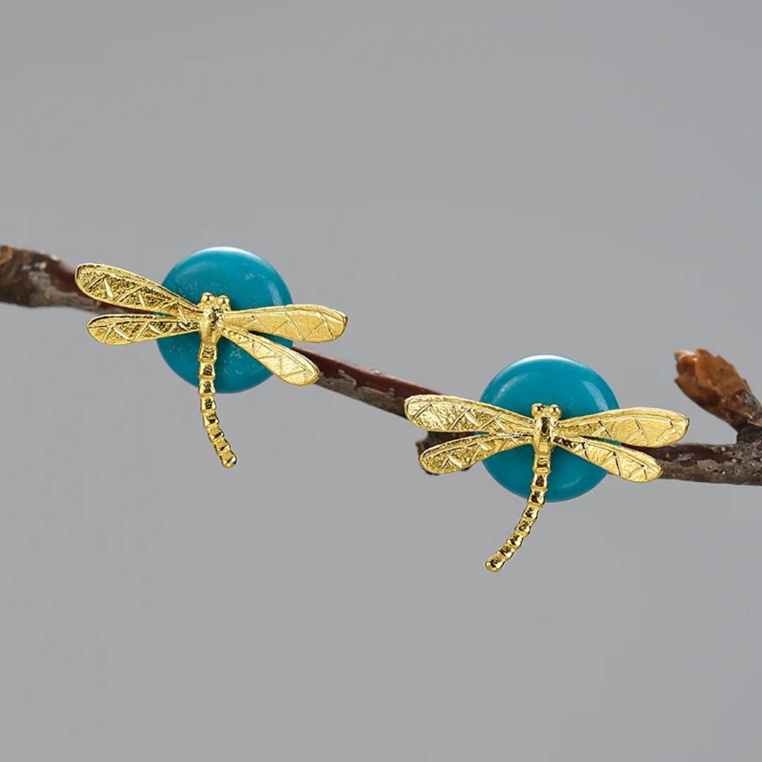 Sabrina`s  Collection | Dragonfly Stud Earrings