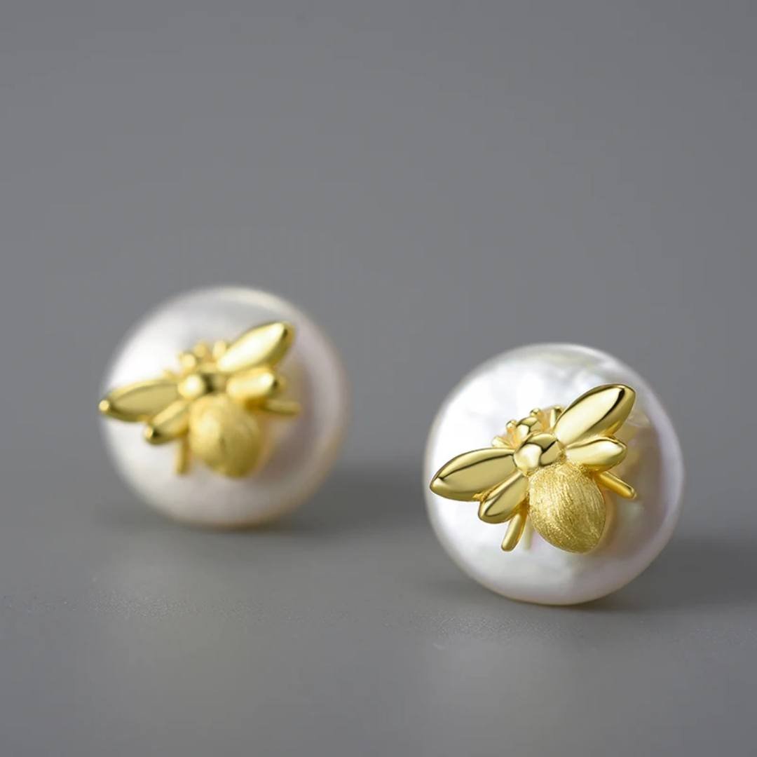 Sabrina`s  Collection |  Fresh Water Pearl Stud Earrings