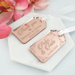 Engraved  Acrylic  Wedding Gift Tags